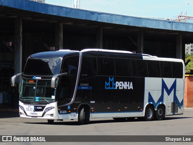 Empresa de Ônibus Nossa Senhora da Penha 64204 na cidade de Porto Alegre, Rio Grande do Sul, Brasil, por Shayan Lee. Número da foto: #12420001.