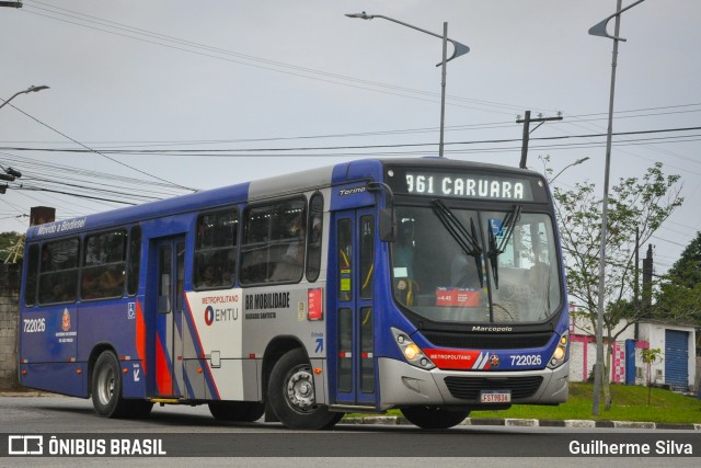BR Mobilidade Baixada Santista 722026 na cidade de Bertioga, São Paulo, Brasil, por Guilherme Silva. Número da foto: #12418023.