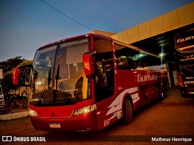 Guimatur Transporte e Turismo 1850 na cidade de Deodápolis, Mato Grosso do Sul, Brasil, por Matheus Henrique. Número da foto: #12418039.