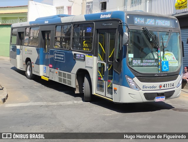 Viação Anchieta 41114 na cidade de Belo Horizonte, Minas Gerais, Brasil, por Hugo Henrique de Figueiredo. Número da foto: #12419081.