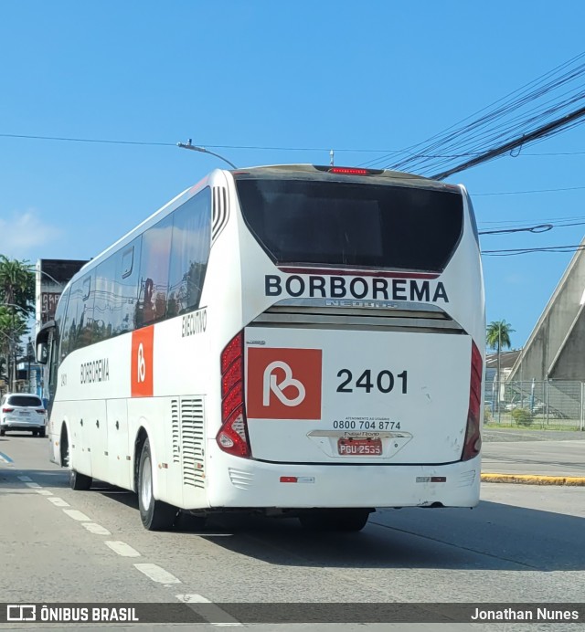 Borborema Imperial Transportes 2401 na cidade de Recife, Pernambuco, Brasil, por Jonathan Nunes. Número da foto: #12420097.