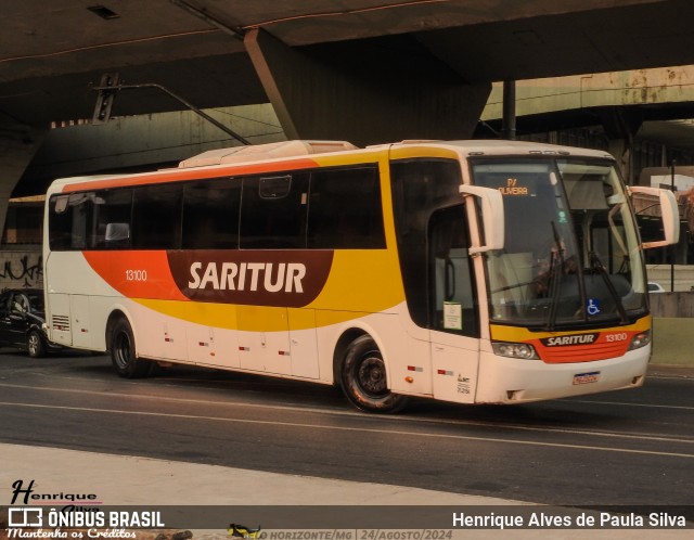 Saritur - Santa Rita Transporte Urbano e Rodoviário 13100 na cidade de Belo Horizonte, Minas Gerais, Brasil, por Henrique Alves de Paula Silva. Número da foto: #12418799.
