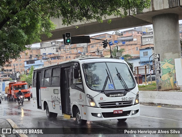 EMTU - Empresa Metrop. de Transp. Urbanos SEC-0601 na cidade de São Paulo, São Paulo, Brasil, por Pedro Henrique Alves Silva. Número da foto: #12419571.