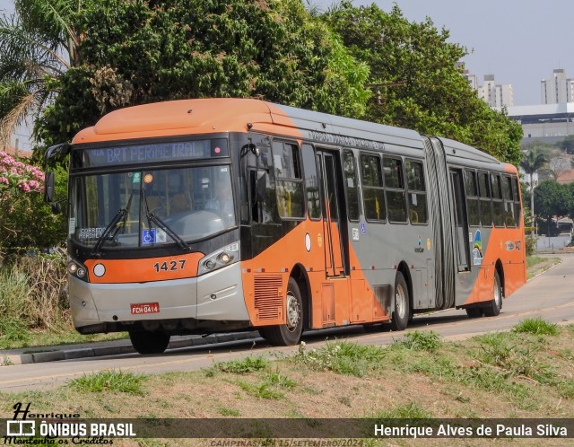 VB Transportes e Turismo 1427 na cidade de Campinas, São Paulo, Brasil, por Henrique Alves de Paula Silva. Número da foto: #12418852.