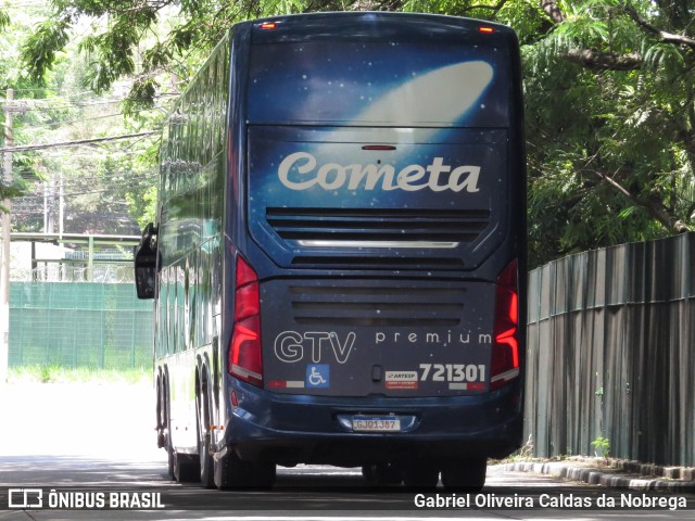 Viação Cometa 721301 na cidade de São Paulo, São Paulo, Brasil, por Gabriel Oliveira Caldas da Nobrega. Número da foto: #12418249.