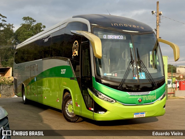 Turin Transportes 2527 na cidade de Ouro Branco, Minas Gerais, Brasil, por Eduardo Vieira. Número da foto: #12420500.