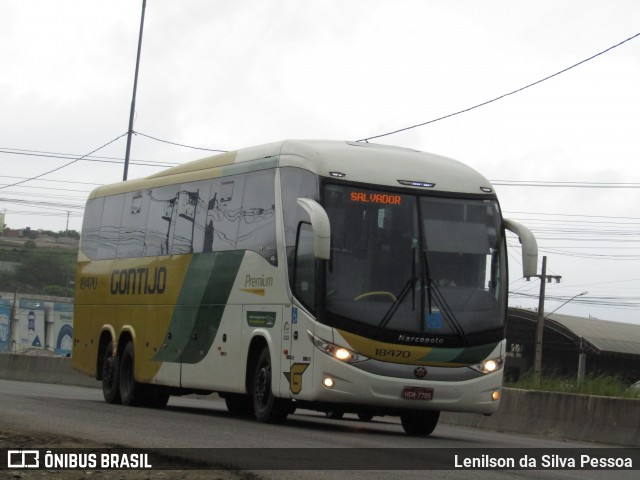 Empresa Gontijo de Transportes 18470 na cidade de Caruaru, Pernambuco, Brasil, por Lenilson da Silva Pessoa. Número da foto: #12419575.