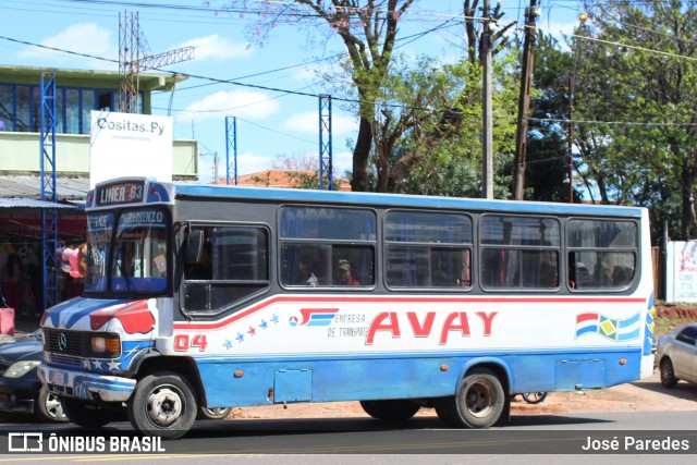 Empresa De Transporte Avay - Linea 63 04 na cidade de Capiatá, Central, Paraguai, por José Paredes. Número da foto: #12420713.