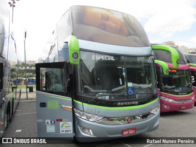 Viação Garcia 8634 na cidade de São Paulo, São Paulo, Brasil, por Rafael Nunes Pereira. Número da foto: #12423024.