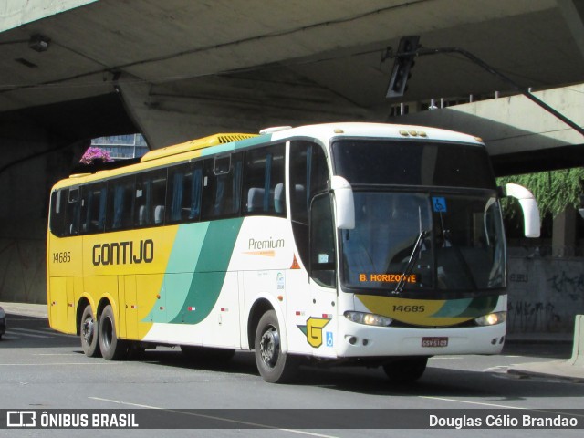 Empresa Gontijo de Transportes 14685 na cidade de Belo Horizonte, Minas Gerais, Brasil, por Douglas Célio Brandao. Número da foto: #12422097.