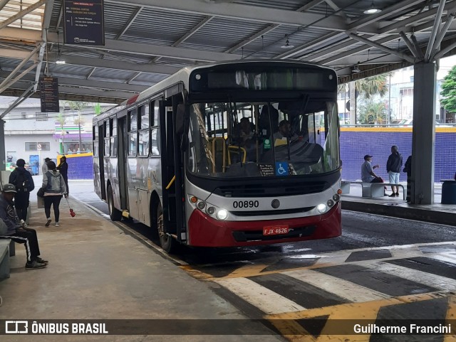 Auto Viação Urubupungá 00890 na cidade de Santana de Parnaíba, São Paulo, Brasil, por Guilherme Francini. Número da foto: #12423026.