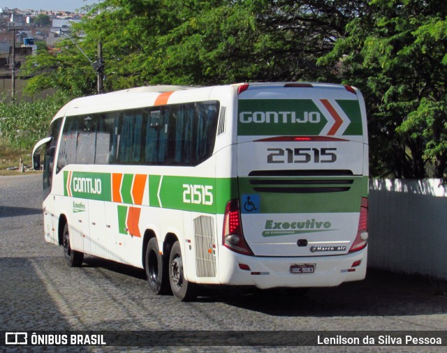 Empresa Gontijo de Transportes 21515 na cidade de Caruaru, Pernambuco, Brasil, por Lenilson da Silva Pessoa. Número da foto: #12421701.