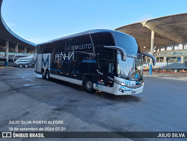 Empresa de Ônibus Nossa Senhora da Penha 59006 na cidade de Porto Alegre, Rio Grande do Sul, Brasil, por JULIO SILVA. Número da foto: #12421732.