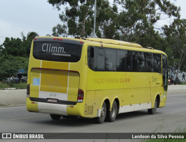 Viação Itapemirim 8719 na cidade de Caruaru, Pernambuco, Brasil, por Lenilson da Silva Pessoa. Número da foto: #12421818.