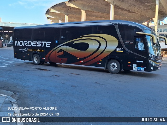 Expresso Nordeste 5930 na cidade de Porto Alegre, Rio Grande do Sul, Brasil, por JULIO SILVA. Número da foto: #12421736.