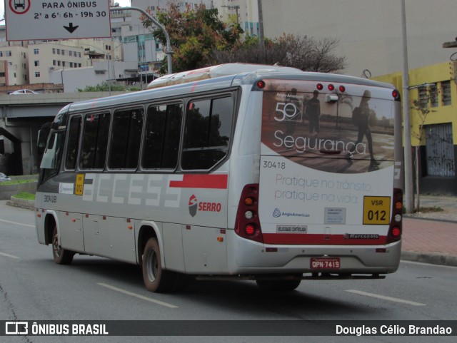 Viação Serro 30418 na cidade de Belo Horizonte, Minas Gerais, Brasil, por Douglas Célio Brandao. Número da foto: #12422572.