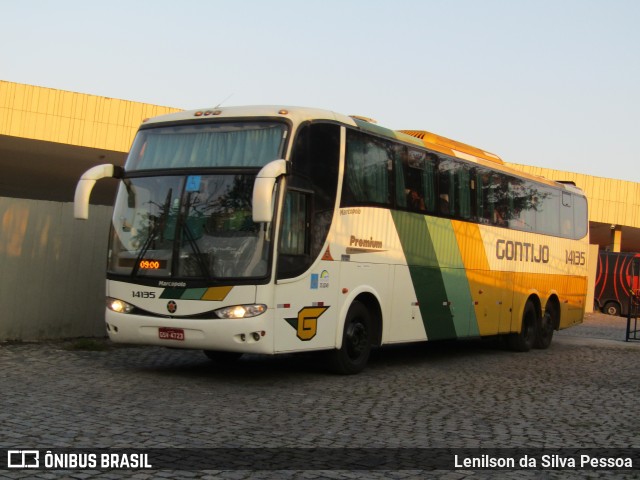Empresa Gontijo de Transportes 14135 na cidade de Caruaru, Pernambuco, Brasil, por Lenilson da Silva Pessoa. Número da foto: #12421749.