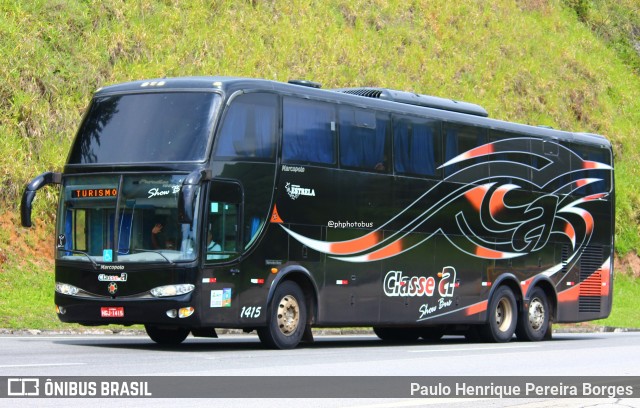 Classe A Turismo 1415 na cidade de Piraí, Rio de Janeiro, Brasil, por Paulo Henrique Pereira Borges. Número da foto: #12422162.