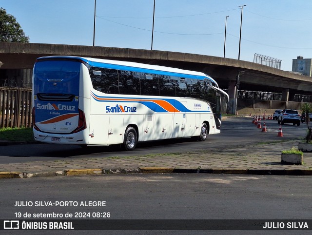 VUSC - Viação União Santa Cruz 5110 na cidade de Porto Alegre, Rio Grande do Sul, Brasil, por JULIO SILVA. Número da foto: #12421866.
