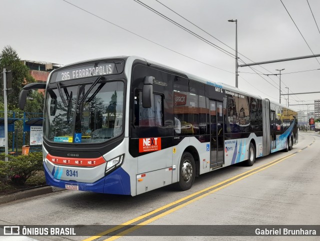 Next Mobilidade - ABC Sistema de Transporte 8341 na cidade de São Bernardo do Campo, São Paulo, Brasil, por Gabriel Brunhara. Número da foto: #12421428.