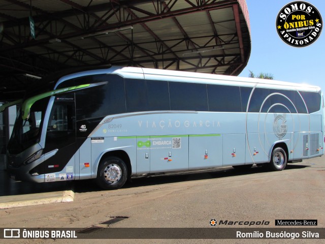 Viação Garcia 82049 na cidade de Londrina, Paraná, Brasil, por Romílio Busólogo Silva . Número da foto: #12422539.