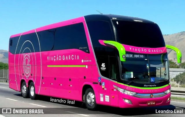 Viação Garcia 8564 na cidade de Nova Iguaçu, Rio de Janeiro, Brasil, por Leandro Leal. Número da foto: #12422991.