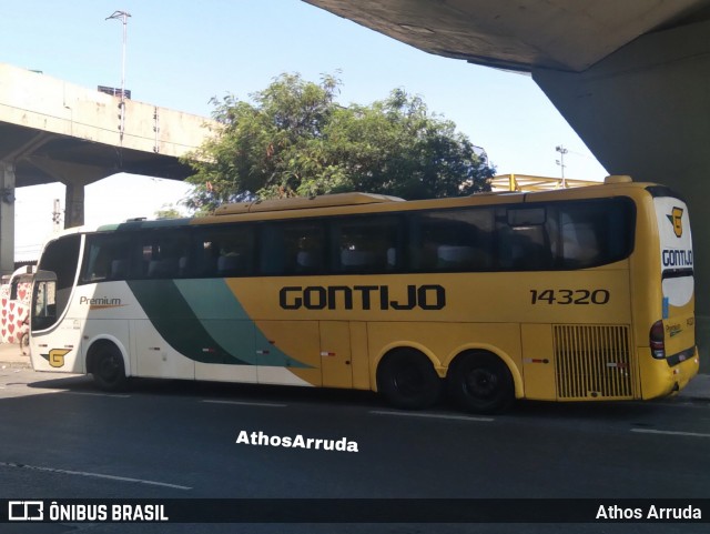 Empresa Gontijo de Transportes 14320 na cidade de Belo Horizonte, Minas Gerais, Brasil, por Athos Arruda. Número da foto: #12422351.