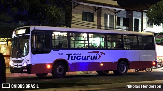 Viação Tucuruí D862 na cidade de Tucuruí, Pará, Brasil, por Nikolas Henderson. Número da foto: #12421695.