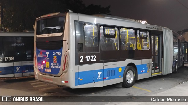 Sambaíba Transportes Urbanos 2 1732 na cidade de São Paulo, São Paulo, Brasil, por Calebe Monteiro. Número da foto: #12422596.