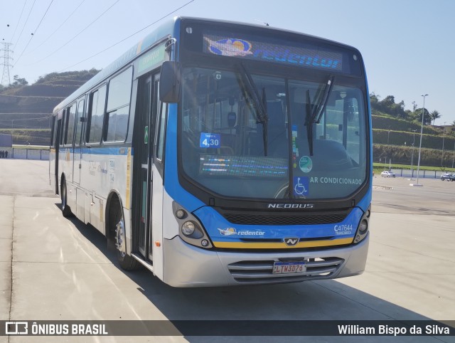 Viação Redentor C47644 na cidade de Duque de Caxias, Rio de Janeiro, Brasil, por William Bispo da Silva. Número da foto: #12375806.