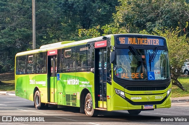 Viação Pendotiba 2.1.063 na cidade de Niterói, Rio de Janeiro, Brasil, por Breno Vieira. Número da foto: #12376408.