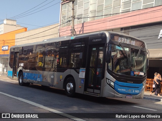 Viação Grajaú S.A. 6 1405 na cidade de São Paulo, São Paulo, Brasil, por Rafael Lopes de Oliveira. Número da foto: #12376553.