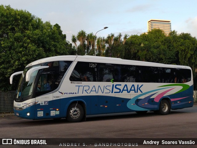 Trans Isaak Turismo 1267 na cidade de Curitiba, Paraná, Brasil, por Andrey  Soares Vassão. Número da foto: #12375945.