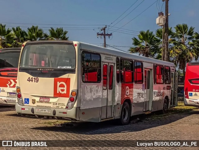 Real Alagoas de Viação 4419 na cidade de Maceió, Alagoas, Brasil, por Lucyan BUSOLOGO_AL_PE. Número da foto: #12376806.