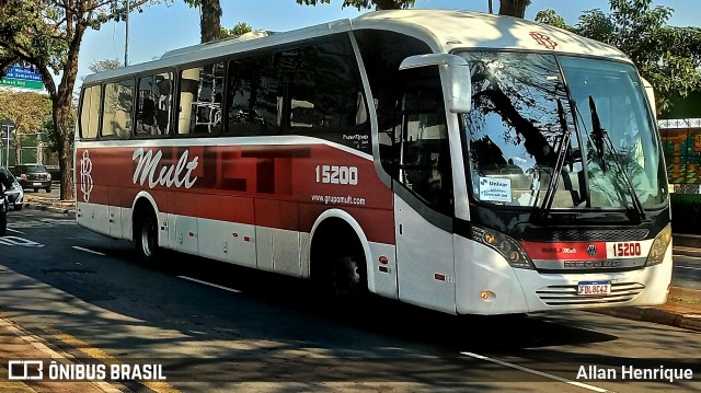 Mult Fretamento e Turismo 15200 na cidade de Paulínia, São Paulo, Brasil, por Allan Henrique. Número da foto: #12377441.