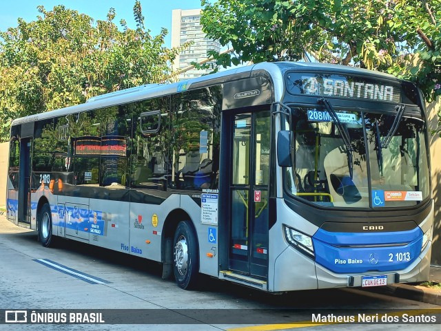 Sambaíba Transportes Urbanos 2 1013 na cidade de São Paulo, São Paulo, Brasil, por Matheus Neri dos Santos. Número da foto: #12376960.