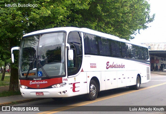 Expresso Embaixador 195 na cidade de Rio Grande, Rio Grande do Sul, Brasil, por Luis Alfredo Knuth. Número da foto: #12377430.
