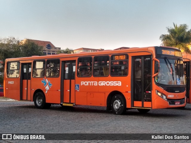 VCG - Viação Campos Gerais 1463 na cidade de Ponta Grossa, Paraná, Brasil, por Kallel Dos Santos. Número da foto: #12377977.