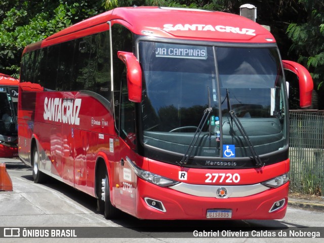 Viação Santa Cruz 27720 na cidade de São Paulo, São Paulo, Brasil, por Gabriel Oliveira Caldas da Nobrega. Número da foto: #12377895.