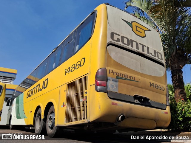 Empresa Gontijo de Transportes 14860 na cidade de Ribeirão Preto, São Paulo, Brasil, por Daniel Aparecido de Souza. Número da foto: #12377088.