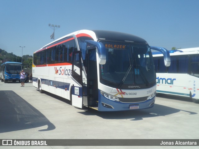 Solazer Transportes e Turismo RJ 543.042 na cidade de Duque de Caxias, Rio de Janeiro, Brasil, por Jonas Alcantara. Número da foto: #12378625.