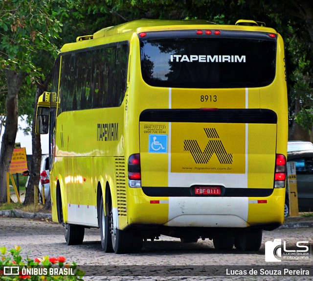 Viação Itapemirim 8913 na cidade de Campos dos Goytacazes, Rio de Janeiro, Brasil, por Lucas de Souza Pereira. Número da foto: #12376997.