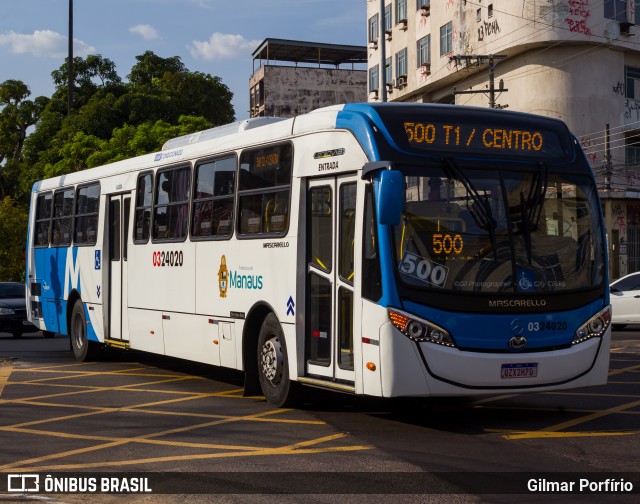 Viação São Pedro 0324020 na cidade de Manaus, Amazonas, Brasil, por Gilmar Porfírio. Número da foto: #12378315.