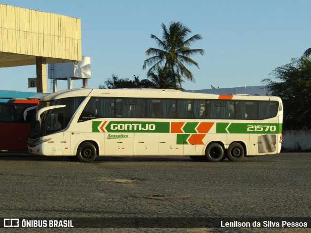 Empresa Gontijo de Transportes 21570 na cidade de Caruaru, Pernambuco, Brasil, por Lenilson da Silva Pessoa. Número da foto: #12377523.