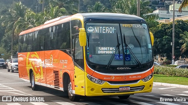 Empresa de Transportes Braso Lisboa RJ 215.002 na cidade de Niterói, Rio de Janeiro, Brasil, por Breno Vieira. Número da foto: #12376370.