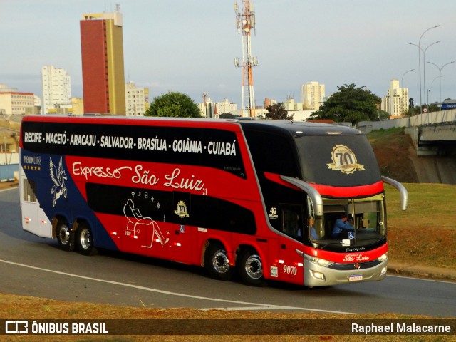 Expresso São Luiz 9070 na cidade de Campinas, São Paulo, Brasil, por Raphael Malacarne. Número da foto: #12378615.