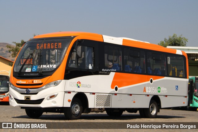 Linave Transportes A03056 na cidade de Nova Iguaçu, Rio de Janeiro, Brasil, por Paulo Henrique Pereira Borges. Número da foto: #12378198.