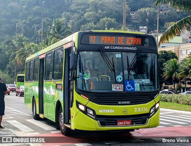 Expresso Miramar 2.3.036 na cidade de Niterói, Rio de Janeiro, Brasil, por Breno Vieira. Número da foto: #12376374.