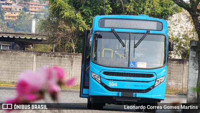 FAOL - Friburgo Auto Ônibus 594 na cidade de Nova Friburgo, Rio de Janeiro, Brasil, por Leonardo Correa Gomes Martins. Número da foto: #12377342.
