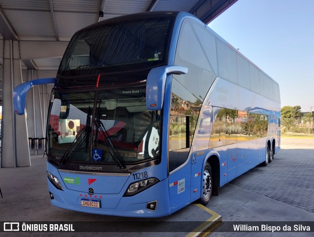 UTIL - União Transporte Interestadual de Luxo 11218 na cidade de Guaratinguetá, São Paulo, Brasil, por William Bispo da Silva. Número da foto: #12375786.